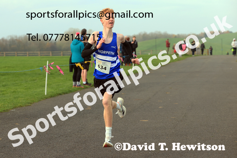 Mens and Womens Under-17s and Under-20s 2025 Heaton Memorial 10k Road Race, Newcastle Town Moor, Sunday, November 9th. Photo: David T. Hewitson/Sports for All Pics